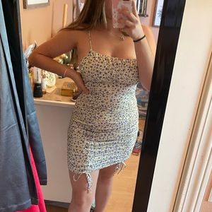 American Threads Floral Mini Dress